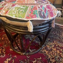 Bohemian Style Chair Or Ottoman 