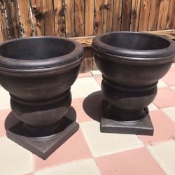 New Flower Pots Made Out Of Cement Perfect Gift 