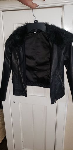 Ellamoss girls black jacket size 10 youth child