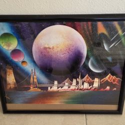 Picture Sci-fi Painting Artwork For Living Room Hallway, Office Or Bedroom
