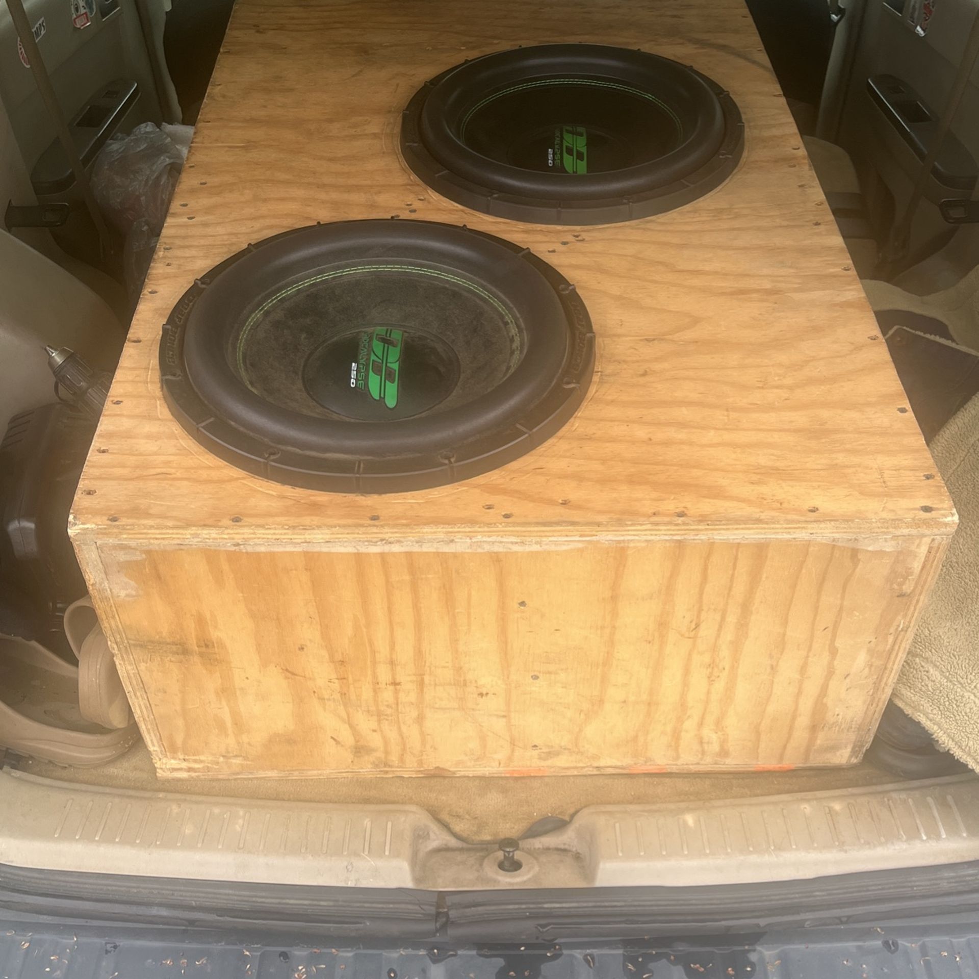 2 15's Custom Box