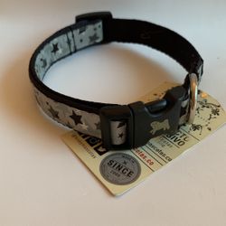 Gray Starry Sky Pet Collar (S & M)