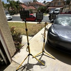 2 Halogen Work Lights