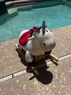 Plush Rocking Unicorn – Excellent Condition –