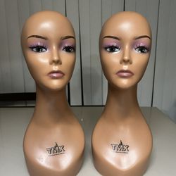 TMX Bald Mannequin Head Portable Wigs Display Model for Glasses Wig Display Shop. Used in great condition. 