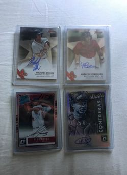 Signed baseball cards for sale