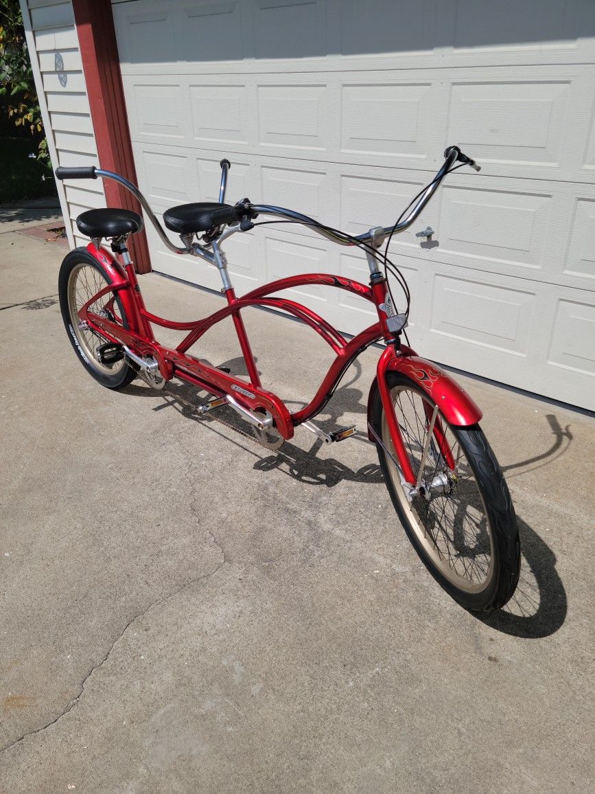USA Electra Tandem Two seater Bike Red for Sale in Glendora CA OfferUp