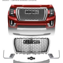 2024 Yukon Denali Chrome 6 Piece Front Bumper Kit