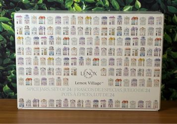 -NEW & IN HAND- 2024 Lenox Spice Village 24 Jar Full Collection Complete Set