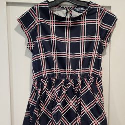 Girls Size 8 Lands' End Dress and Ruby & Bloom Cardigan 