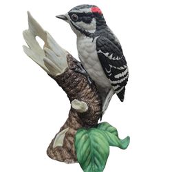 Lenox Garden Bird Collection, Downey Woodpecker Fine Porcelain 5 x 4 inches