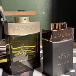 Bvlgari man In Black And Man Wood Essence