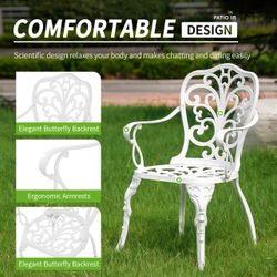 White Bistro Set