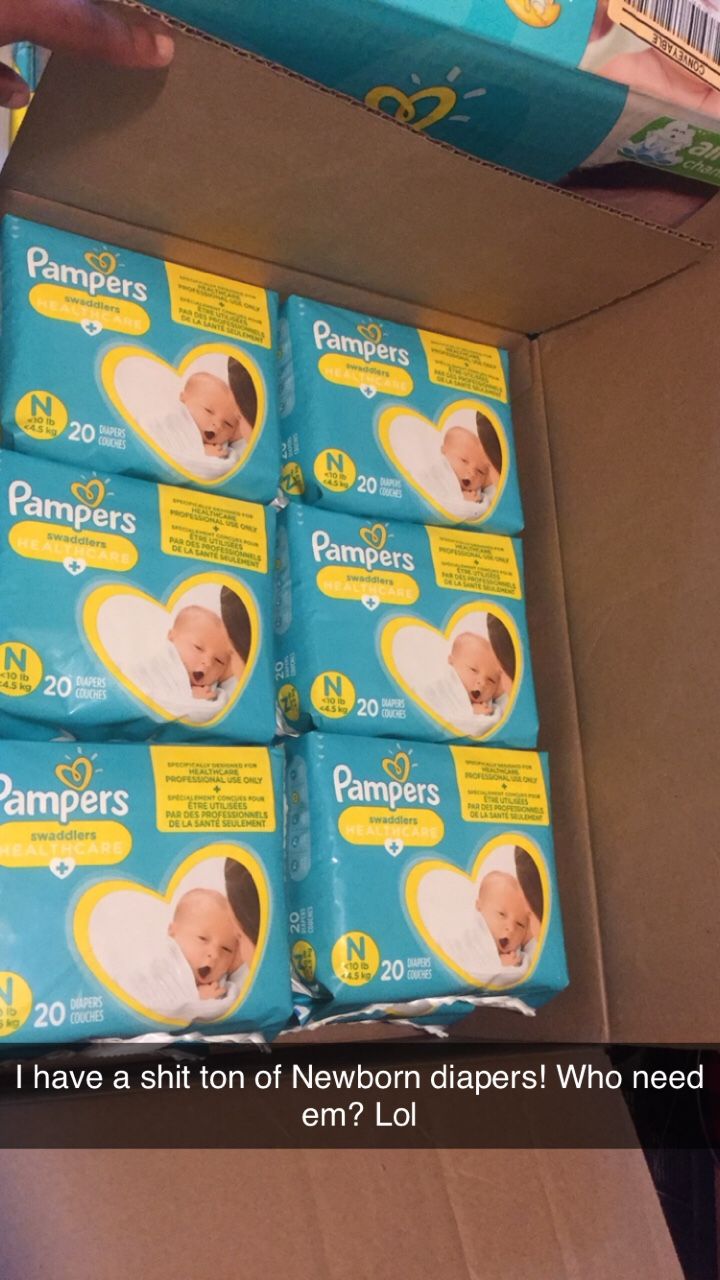 270 Newborn Baby Pamper Diapers