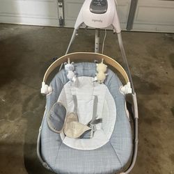 Ingenuity Baby Swing – Multiple Speeds & Soothing Sounds