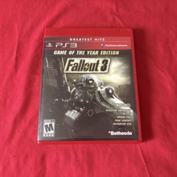 Fall out 3 Game Of The Year (Ps3 Game)