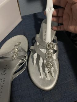 Silver Sandals 
