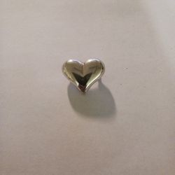 Sterling Silver Tiffany Co Heart Brooch 