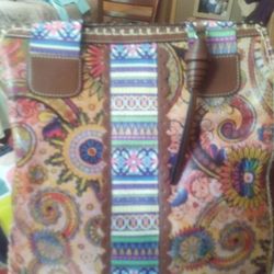 MC GENUINE LEATHER TOTE BAG