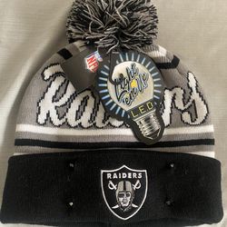 Raiders beanie new with tags