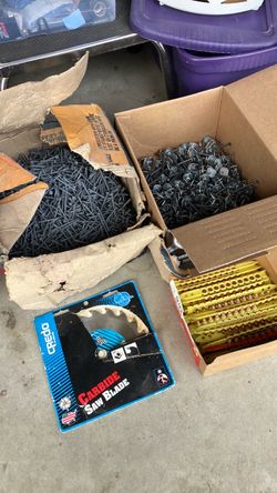 Construction supplies, nails etc