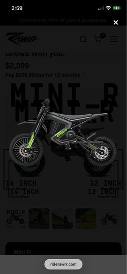 Rawr Mantis Mini R e-bike