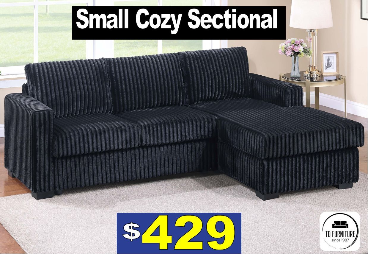 Black Small Sectional