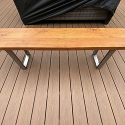 5ft Custom Wood Bench