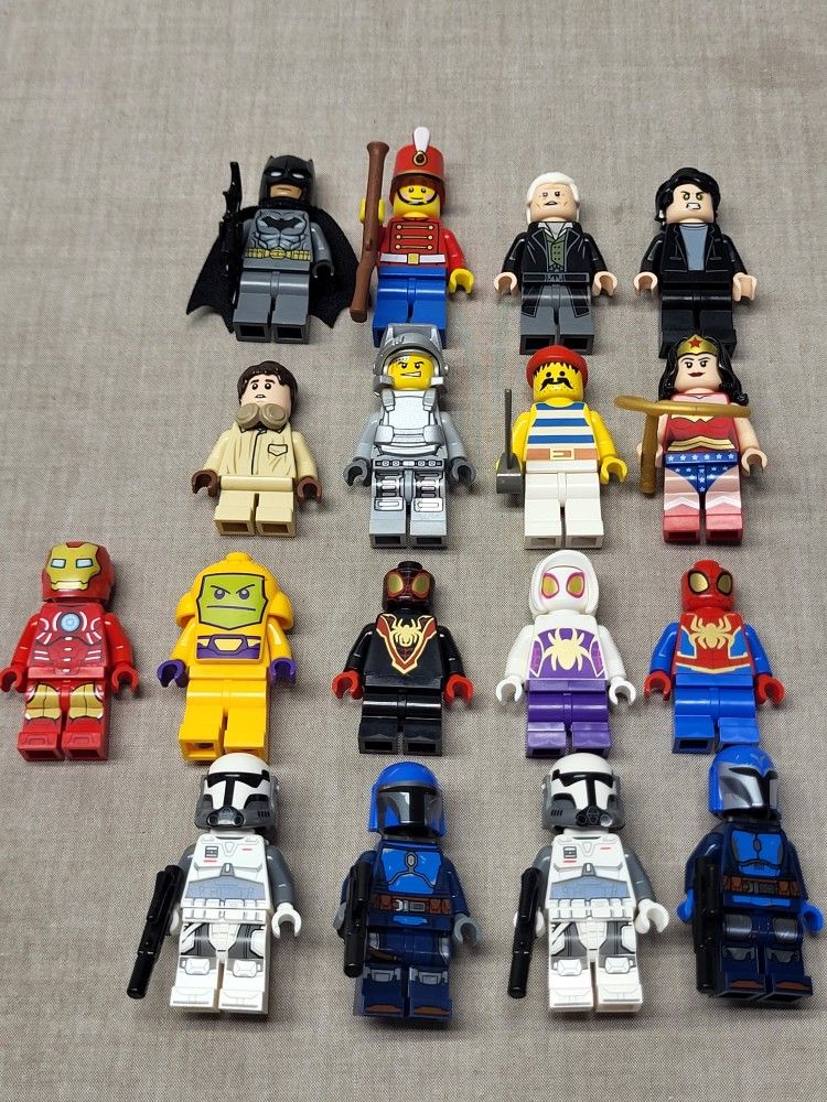 Lego Minifigure From Star Wars Marvel DC Super Heroes Pirates Miners Harry Potter CMF