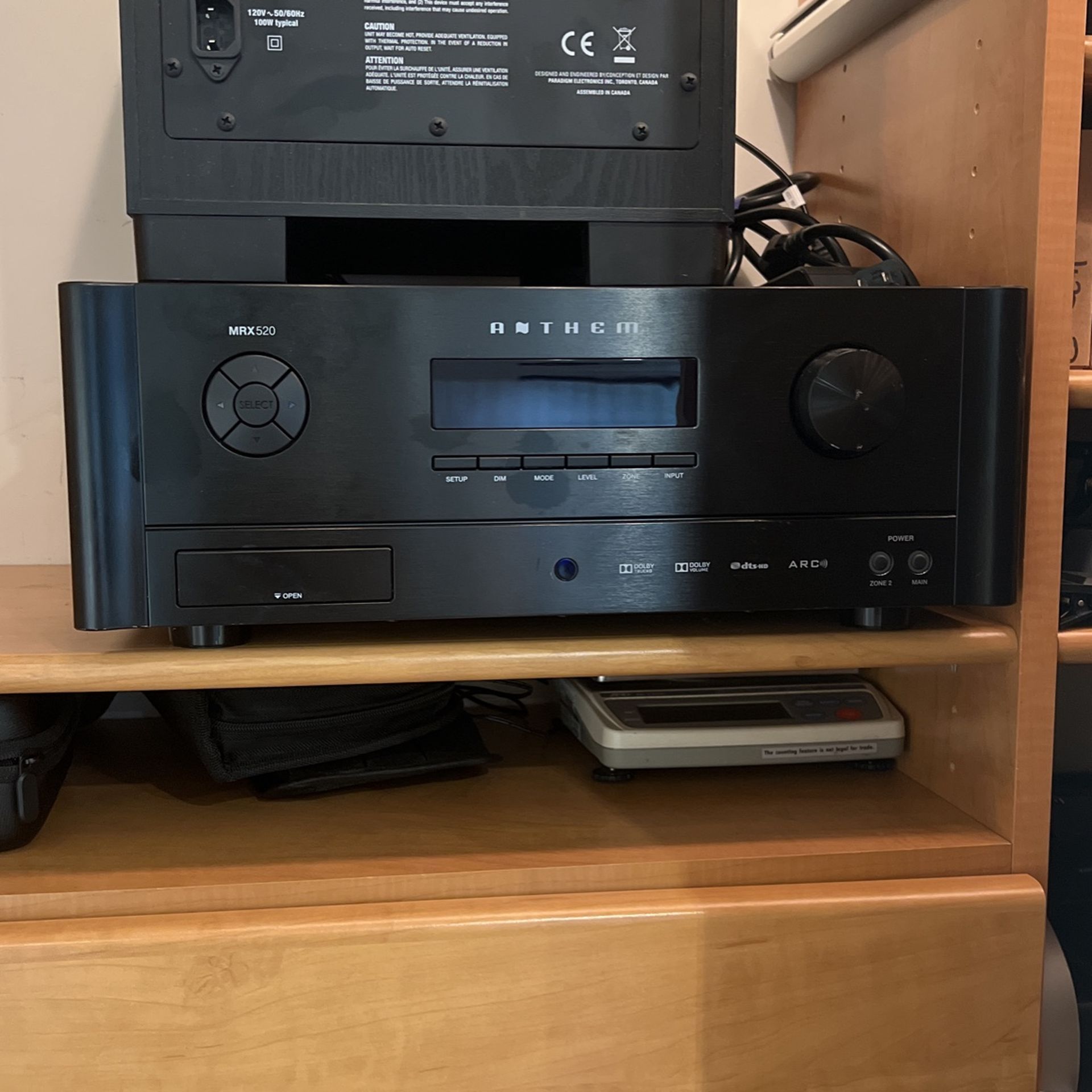 Anthem mrx 520 receiver