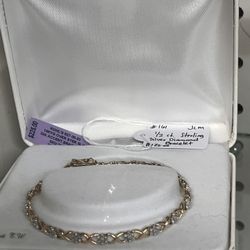 1/2 ct. Sterling Silver Diamond Bracelet 