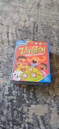Zingo! ~ Bingo With A Zing (2009). By Thinkfun. Brand New & Factory Sealed!!