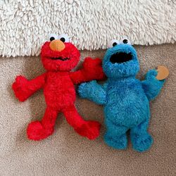 Talking Tickle Me Elmo And Cookie Monster Sesame Street