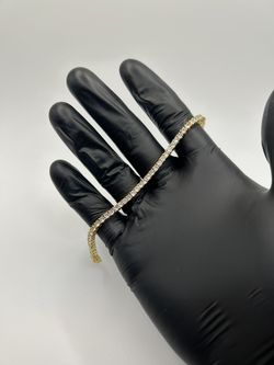 Moissanite Gold Tennis Shirt