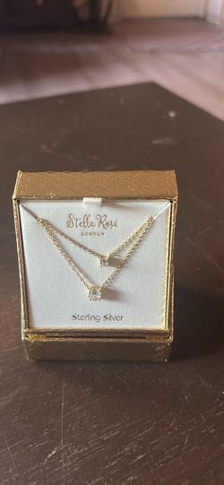Necklace sterling silver new