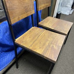 New Set Of Chairs Hand Carved With Real Wood