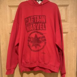 Captain Marvel Hoodie Size 2XL