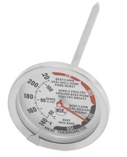 Mainstays Stainless Steel Dial Meat Thermometer