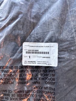 Subaru Forester factory floor mats