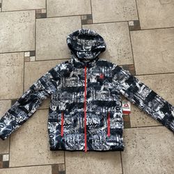 NWT Reebok Boys Hooded Jacket size L 10/12