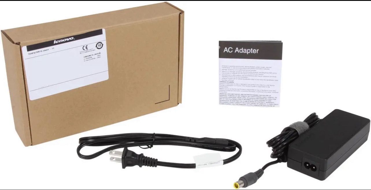 90W 100 V - 240 V Compatible with select Lenovo 3000 notebooks, ThinkPad T, R, X, SL, Z and Edge series laptops Compatible with the ThinkPad Advanced