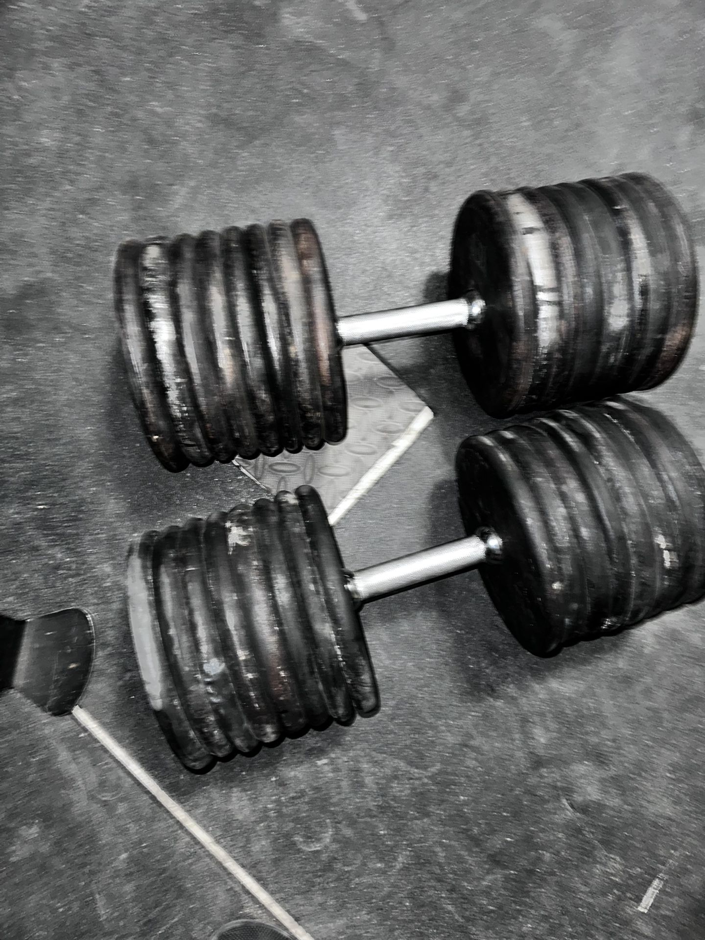 160 Lbs Dumbbells Pair