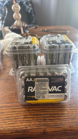 Rayovac batteries: Double A (AA)