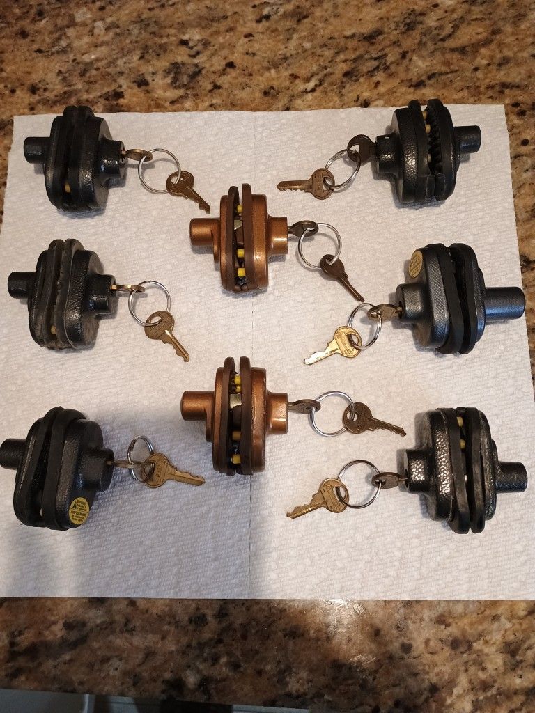 Master Lock Trigger Locks With 2 Keys