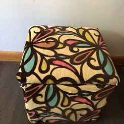 Storage Cube, Matching Pillow and Fabric

