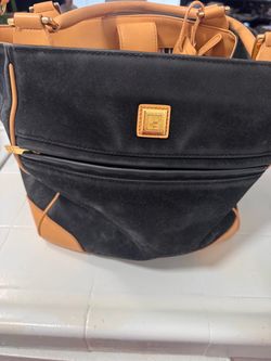 Diane von Furstenberg Black Canvas Bucket Bag