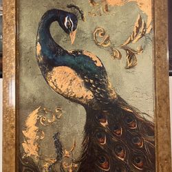 Hakimipour, Tiffany 29”x41” Gorgeous Framed Original Oil Painting With Signature.