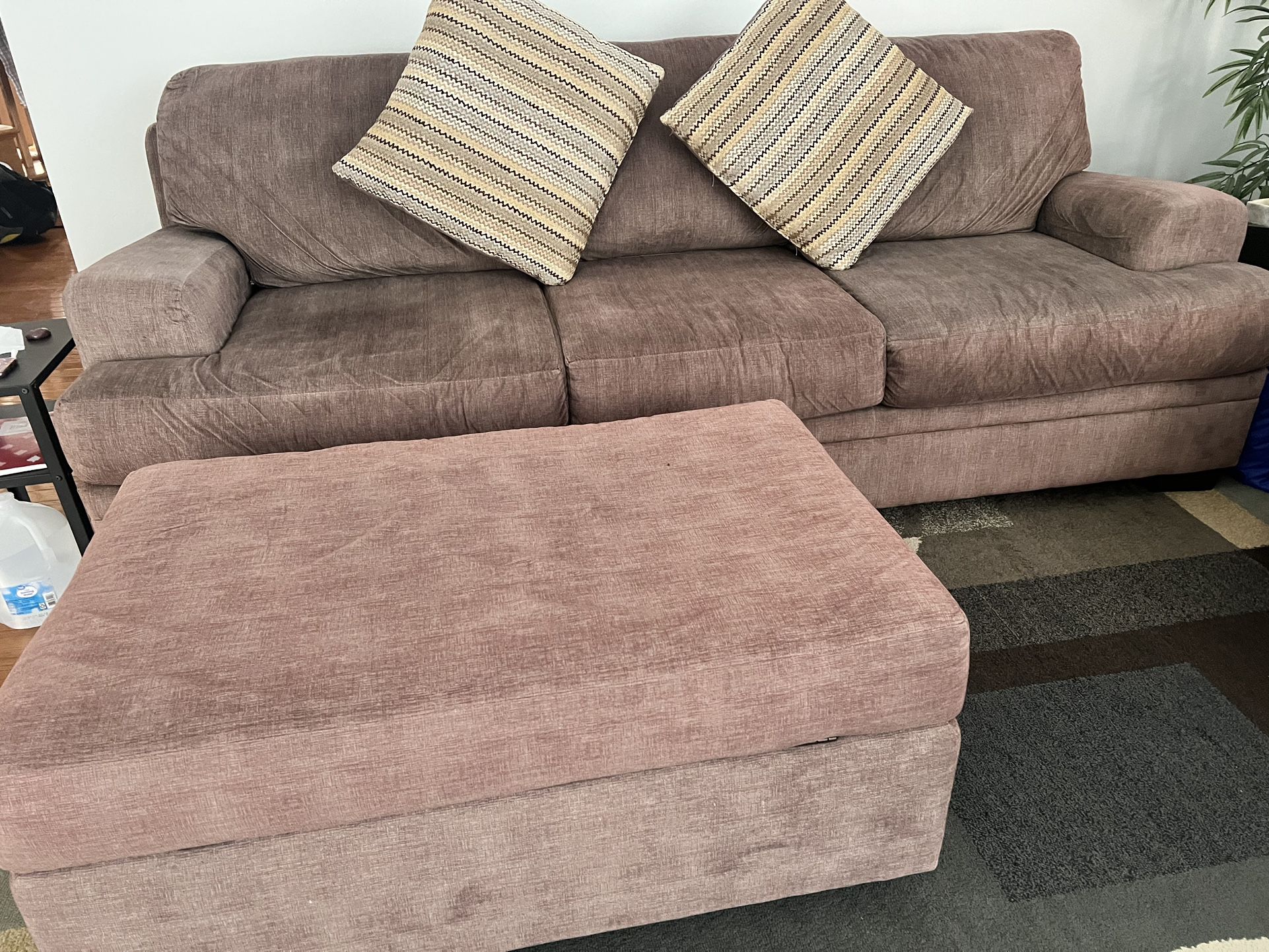 Sofa Set with Ottoman 