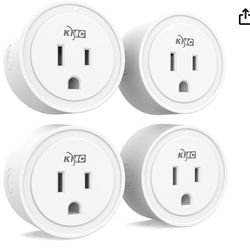 4 Pack Of Wi-fi  Outlets For Smart Home  