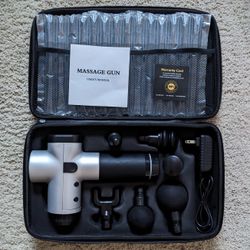 6-speed fascia deep tissue muscle whole body massager handheld therapy massage gun